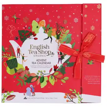 Holland & Barrett English Tea Shop Book Style Red Adventskalender - 25 theezakjes aanbieding