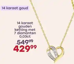 Lucardi 14 karaat gouden ketting aanbieding
