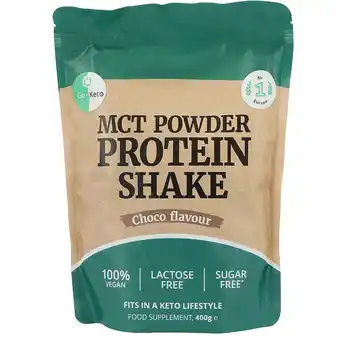 Holland & Barrett Go-Keto MCT-Poeder Protein Shake Chocolade - 400g aanbieding