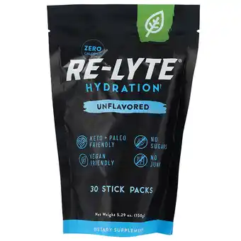 Holland & Barrett Re-Lyte Hydration Unflavored - 30 sticks aanbieding