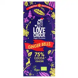 Holland & Barrett Lovechock Ginger Bells - 70g aanbieding
