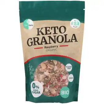 Holland & Barrett Go-Keto Granola Framboos - 290g aanbieding