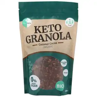 Holland & Barrett Go-Keto Granola Kokos Cacao - 290g aanbieding