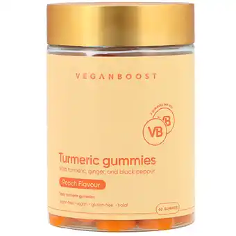 Holland & Barrett Veganboost Kurkuma Gummies - 60 gummies aanbieding