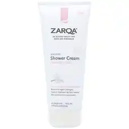 Holland & Barrett ZARQA Sensitive Douchecrème Extra Dry Skin - 200ml aanbieding