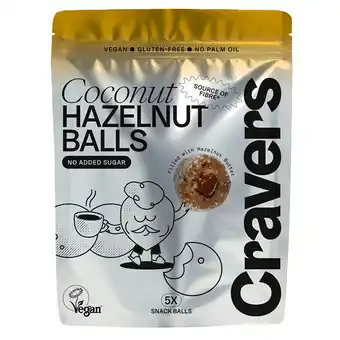 Holland & Barrett Cravers Coconut Hazelnut Balls - 60g aanbieding