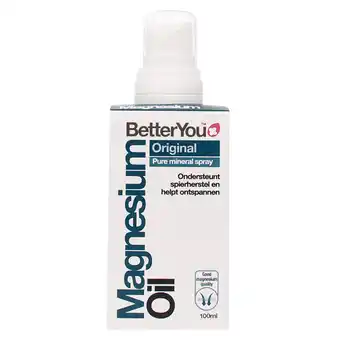 Holland & Barrett BetterYou Magnesium Original Body Spray (100ml) aanbieding