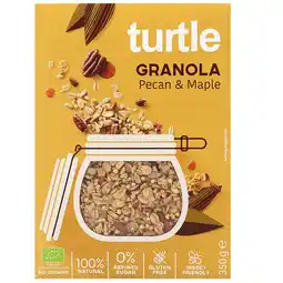 Holland & Barrett Turtle Granola Pecan & Esdoorn - 350g aanbieding