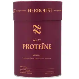 Holland & Barrett Herbolist Whey Proteïne Vanille - 200g aanbieding