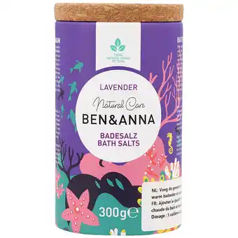 Holland & Barrett Ben & Anna Badzout Lavendel - 300g aanbieding