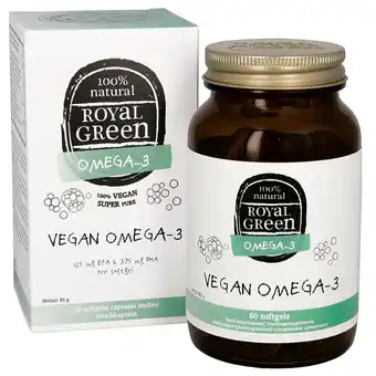 Holland & Barrett Royal Green Vegan Omega 3 - 60 softgels aanbieding