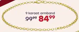Lucardi 9 karaat armband aanbieding