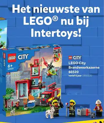 Intertoys Lego City Brandweerkazerne aanbieding