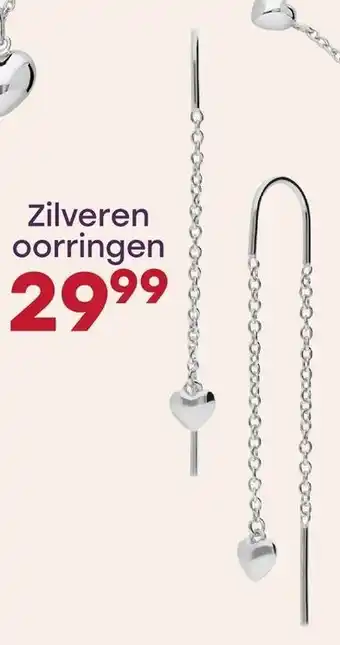 Lucardi Zilveren oorringen aanbieding