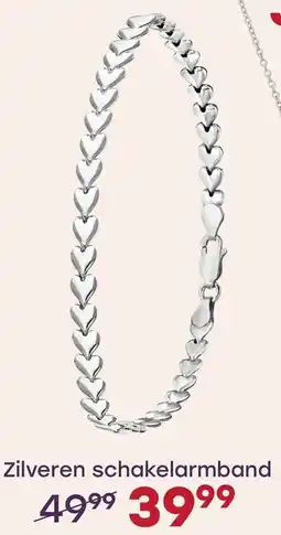 Lucardi Zilveren schakelarmband aanbieding