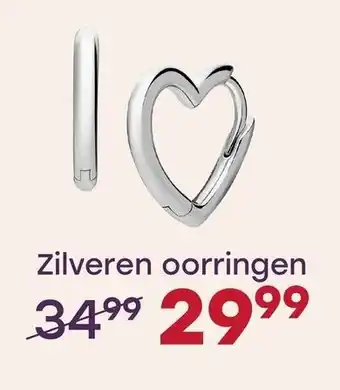 Lucardi Zilveren oorringen aanbieding