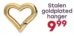 Lucardi Stalen goldplated hanger aanbieding