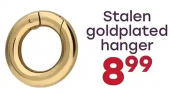 Lucardi Stalen goldplated hanger aanbieding
