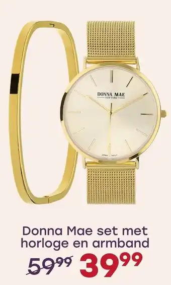 Lucardi Donna Mae set met horloge en armband aanbieding