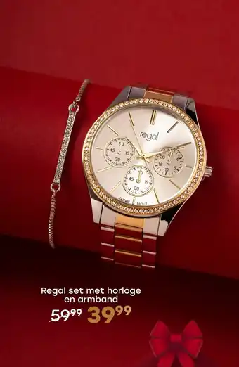Lucardi Regal set met horloge en armband aanbieding
