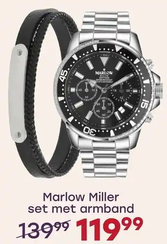 Lucardi Marlow Miller set met armband aanbieding