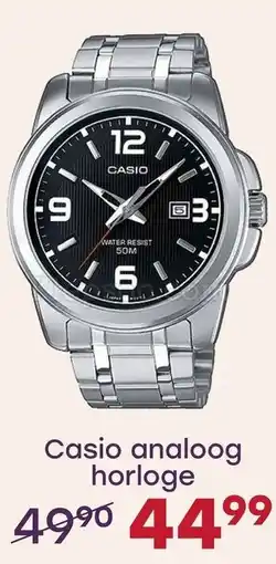Lucardi Casio analoog horloge aanbieding