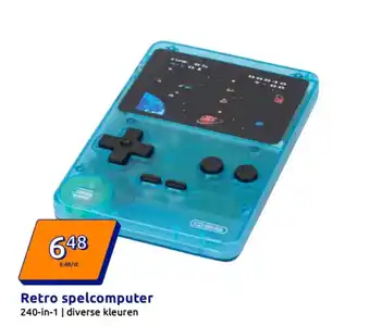 Action Retro spelcomputer aanbieding