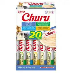 Pets Place Inaba Churu Puree Multipack - Kattensnack - Tonijn 20x14 g aanbieding