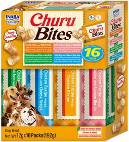 Pets Place Inaba Churu Bites Multipack - Hondensnacks - Kip 16x12 g aanbieding