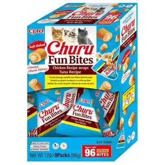 Pets Place Inaba Churu Fun Bites Chicken Wraps - Kattensnack - Tonijn 12x8 g aanbieding