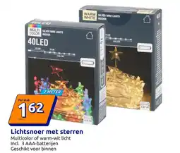 Action Lichtsnoer met sterren aanbieding