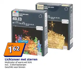 Action Lichtsnoer met sterren aanbieding