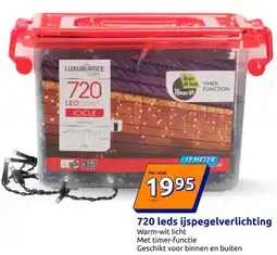 Action 720 leds ijspegelverlichting aanbieding