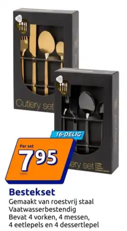Action Bestekset aanbieding
