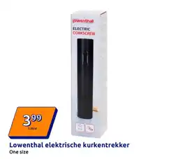Action Lowenthal elektrische kurkentrekker aanbieding