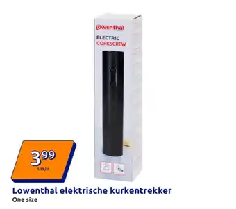 Action Lowenthal elektrische kurkentrekker aanbieding