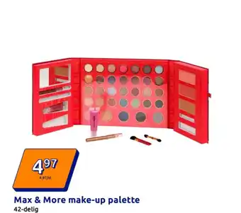 Action Max & More make-up palette aanbieding