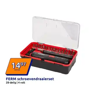 Action FERM schroevendraaierset aanbieding