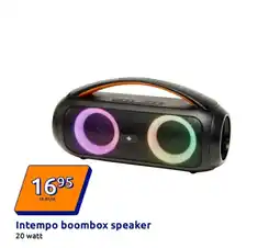 Action Intempo boombox speaker aanbieding
