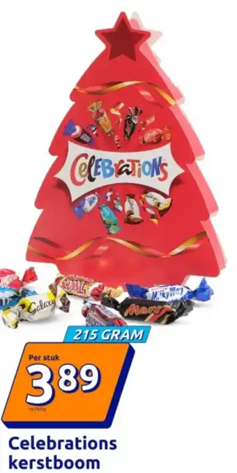 Action Celebrations kerstboom aanbieding