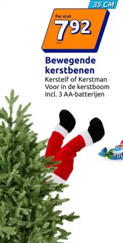 Action Bewegende kerstbenen aanbieding
