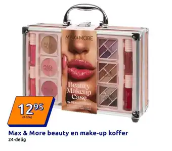 Action Max & More beauty en make-up koffer aanbieding