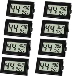 Amazon 8 stuks mini-thermometer en hygrometer binnen digitaal aanbieding
