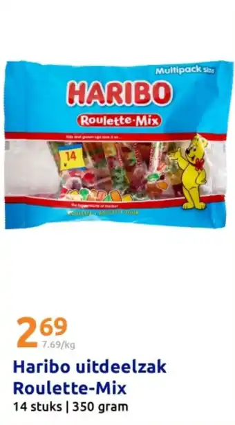 Action Haribo uitdeelzak Roulette-Mix aanbieding