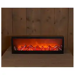 Pets Place Anna's Collection Sfeerhaard Led - Kerstverlichting - 60x10x20 cm Zwart aanbieding