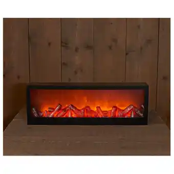 Pets Place Anna's Collection Sfeerhaard Led - Kerstverlichting - 60x10x20 cm Zwart aanbieding