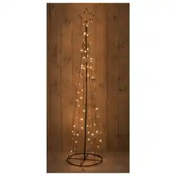 Pets Place Anna's Collection Boom Met Ster - Kerstverlichting - Ø55x240 cm Classic Warm 140 led aanbieding