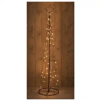 Pets Place Anna's Collection Boom Met Ster - Kerstverlichting - Ø55x240 cm Classic Warm 140 led aanbieding