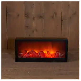 Pets Place Anna's Collection Sfeerhaard Led - Kerstverlichting - 45x10x20 cm Zwart aanbieding