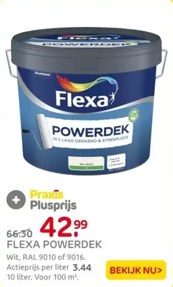 Praxis Flexa powerdek aanbieding